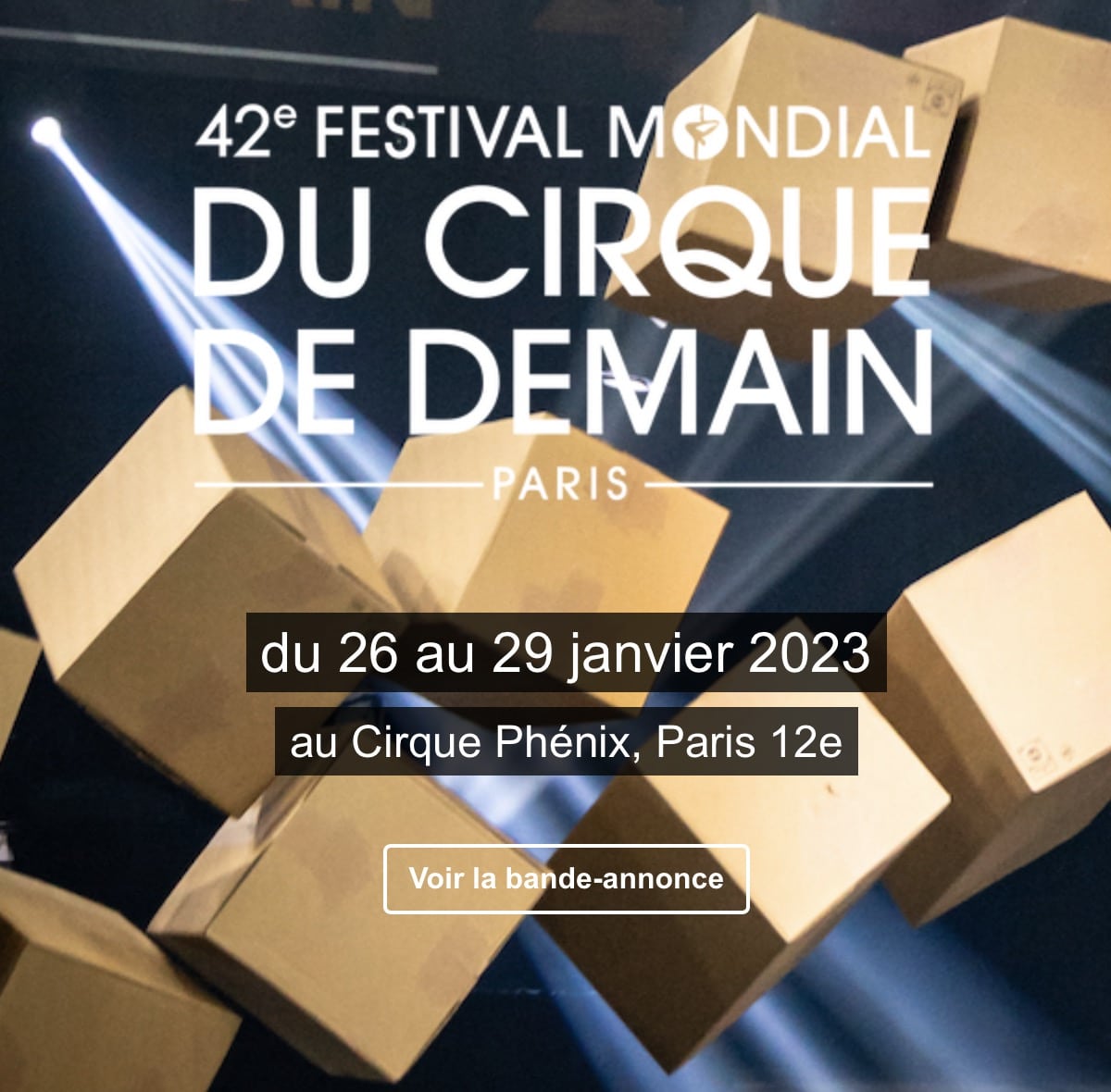 NANIROSSI 42e Festival Mondial du Cirque de Demain in streaming su Arte.tv!